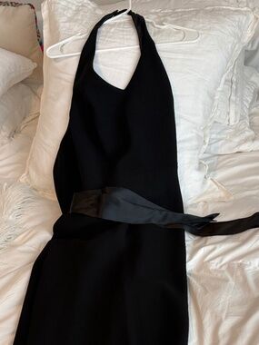 Evan Piccone halter cocktail dress, black, size 14